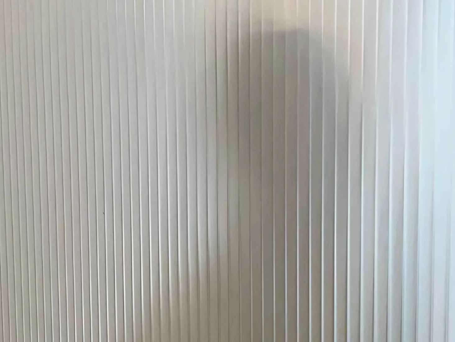 12mm Reeded Glass Film (Frosted Silver) glass film, view 4