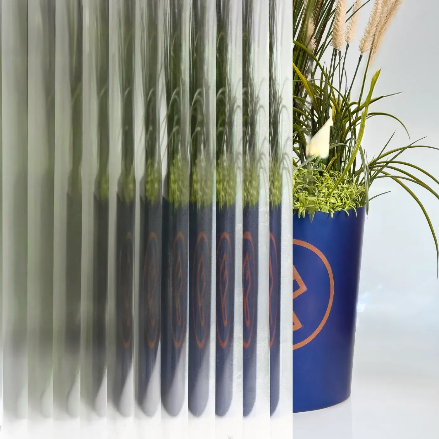 13mm Reeded Glass Film (Clear) glass film