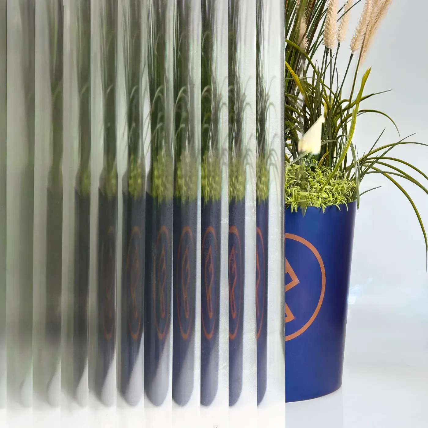 15mm Reeded Glass Film (Clear) glass film