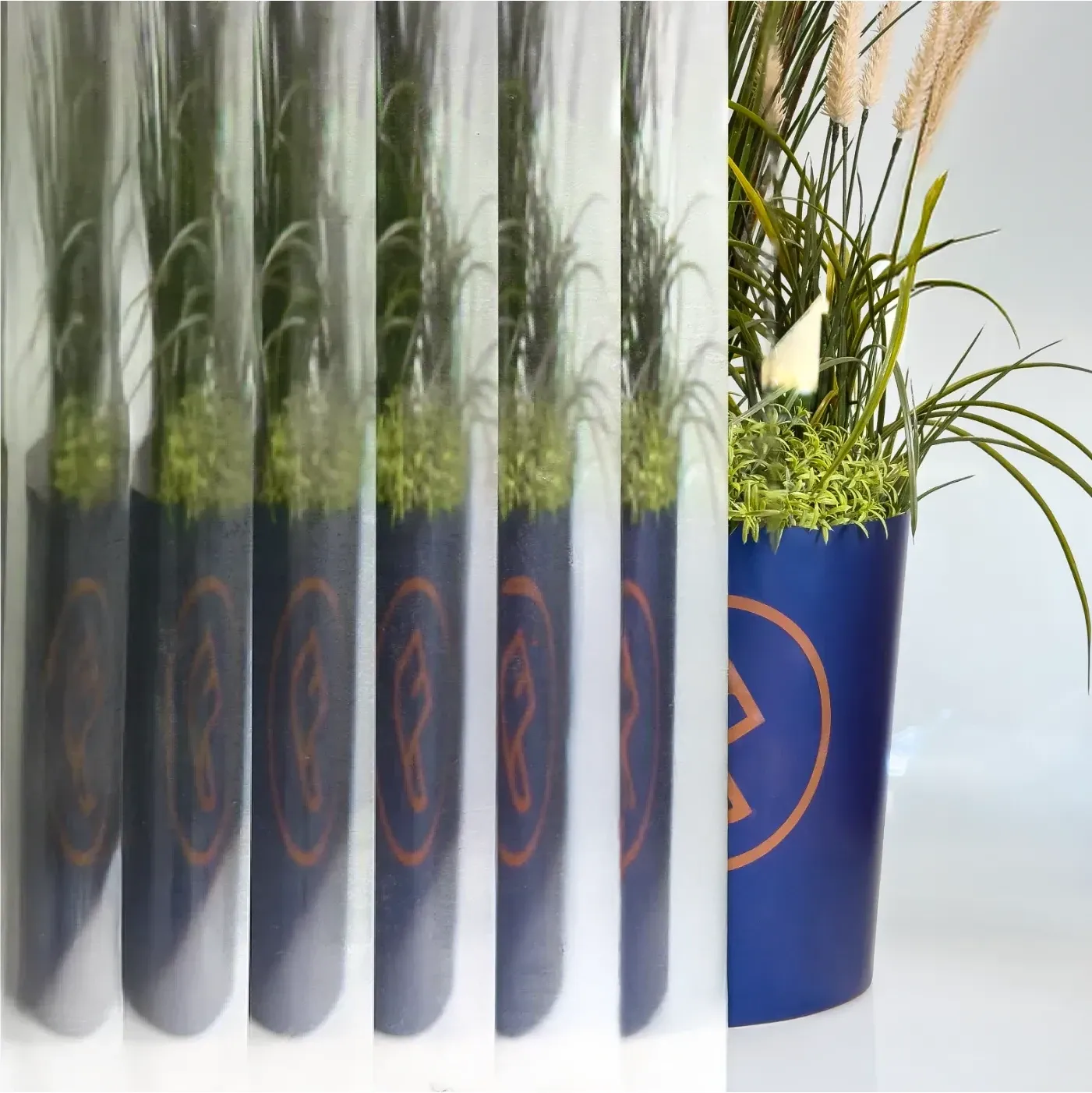 25mm Reeded Glass Film (Clear) glass film