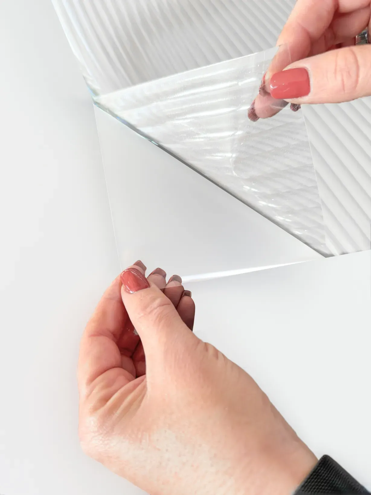 6mm Reeded Glass Film (Clear) glass film, view 6