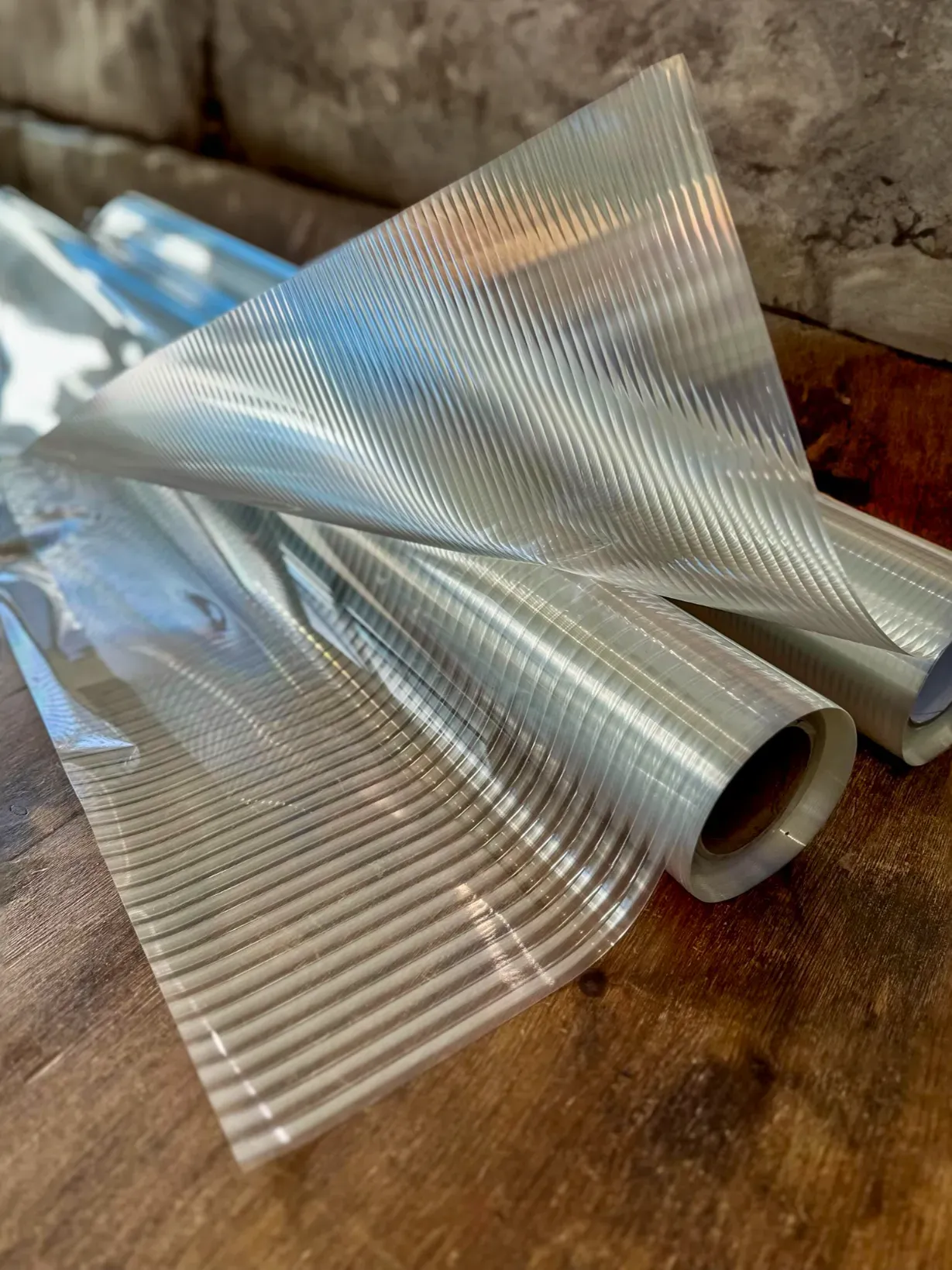 6mm Reeded Glass Film (Clear) glass film, view 8