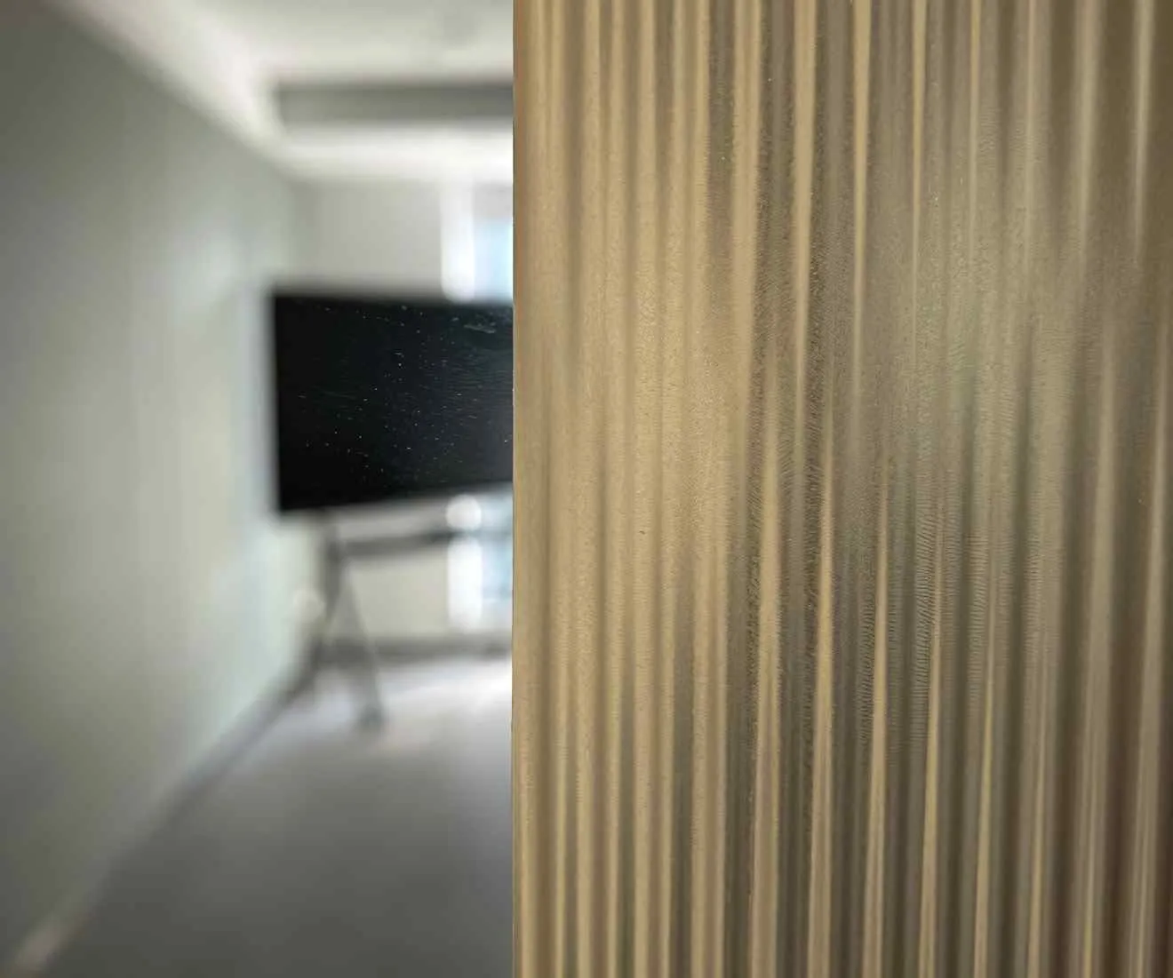 6mm Reeded Glass Film (Frosted Bronze) glass film, view 2
