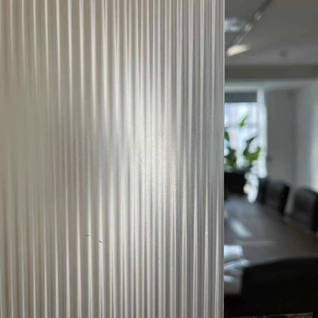 6mm Reeded Glass Film (Frosted Steel) glass film, view 4