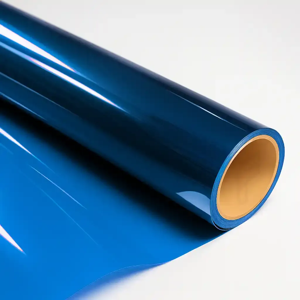 Dark Blue Transparent Window Film glass film, view 2