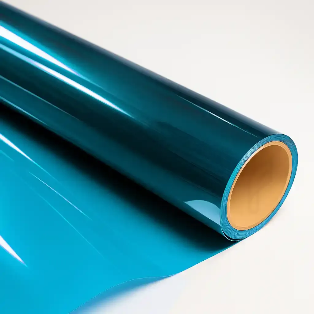 Light Blue Transparent Window Film glass film, view 2