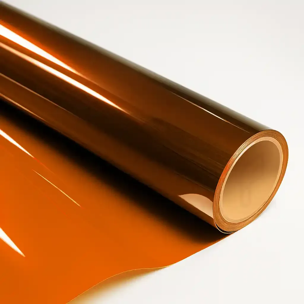 Orange Transparent Window Film glass film, view 2