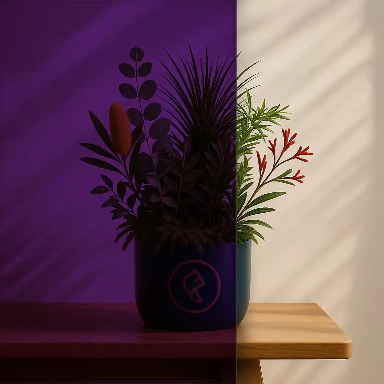 Purple Transparent Window Film glass film