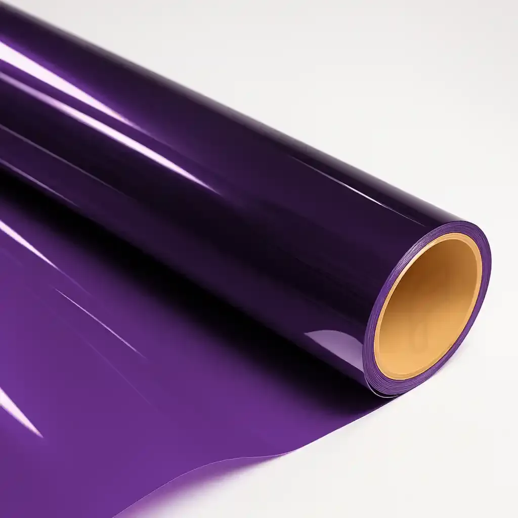Purple Transparent Window Film glass film, view 2