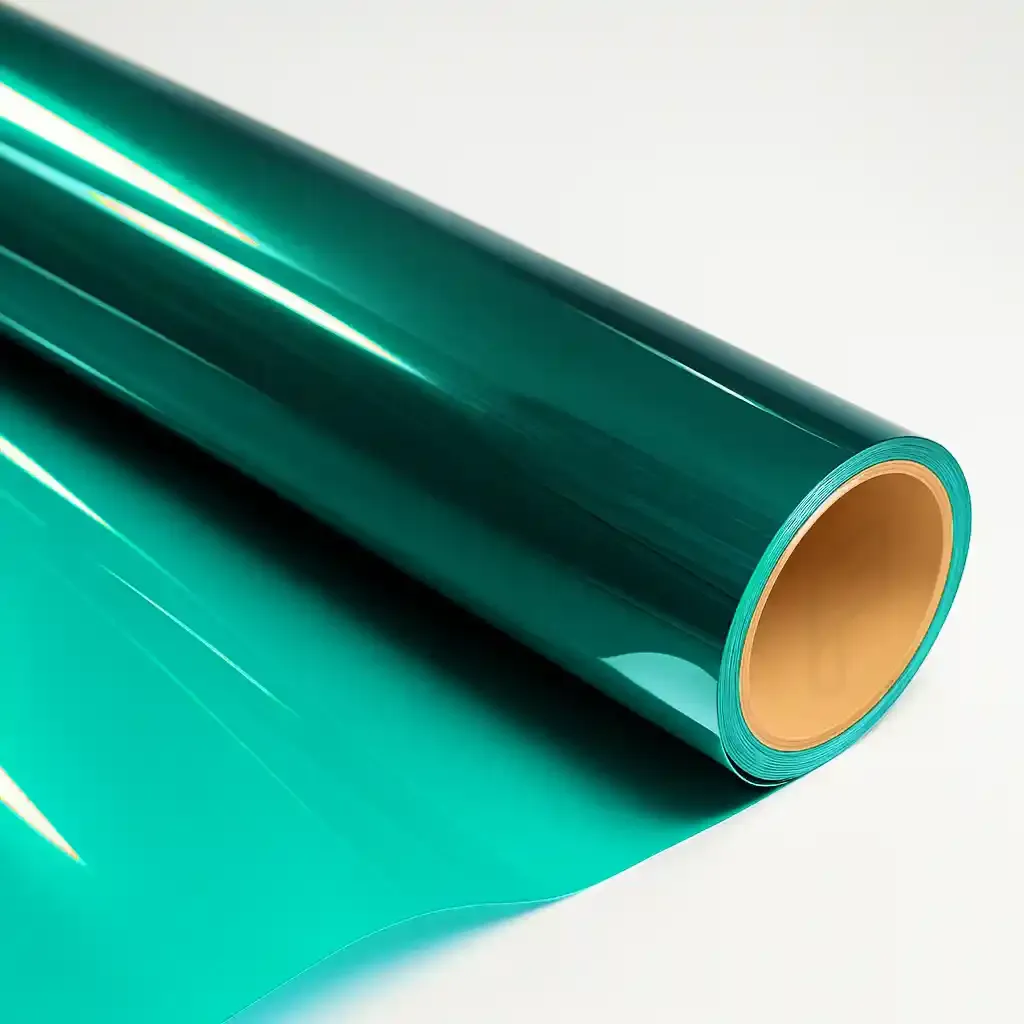 Teal Transparent Window Film glass film, view 2